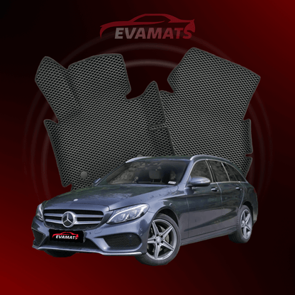 Автоковрики EVAMATS Mercedes-Benz C-class 4 покоління (W205) 2014–2021 р. KOMBI