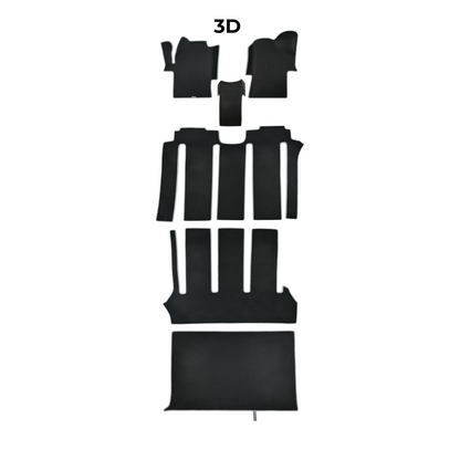 Dywaniki samochodowe EVAMATS do Mercedes-Benz Viano (W639) 2003–2014 rok MINIVAN 7-osobowy