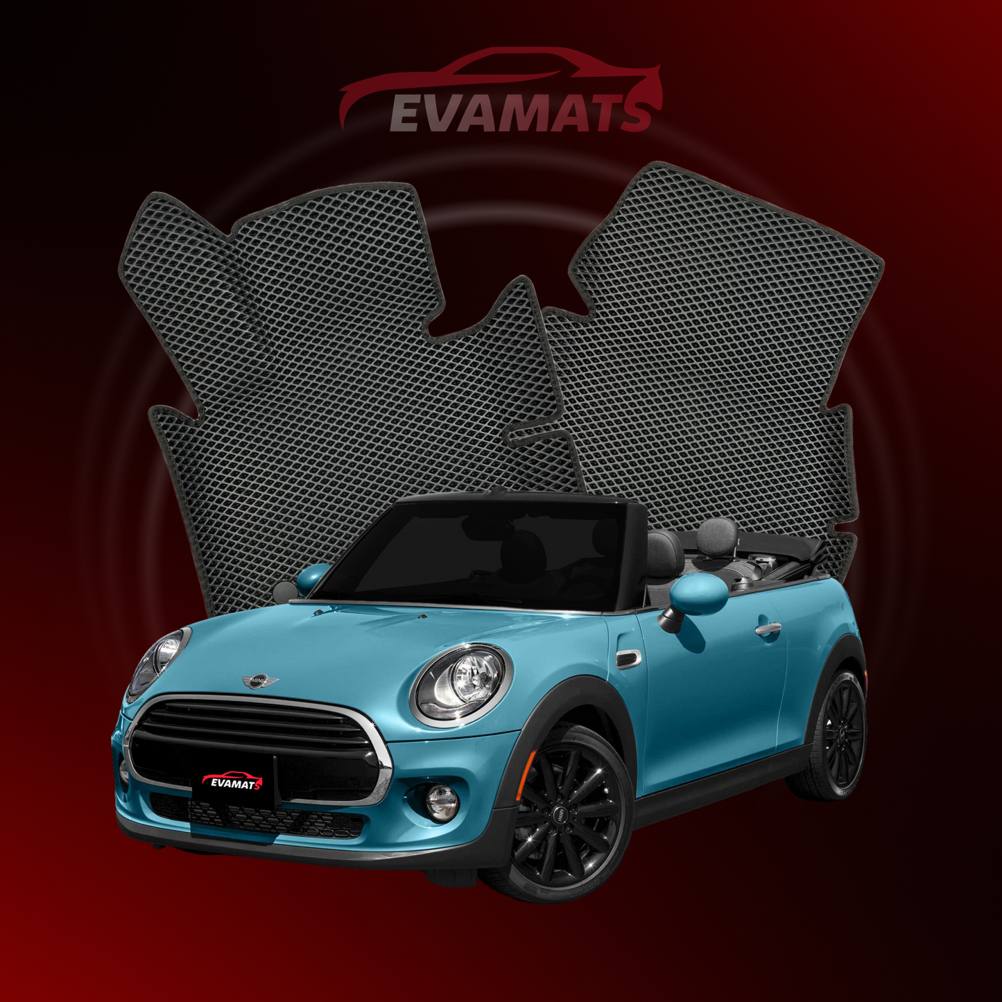 Dywaniki samochodowe EVAMATS do Mini Cabrio(F57) 2 gen 2008-2025 rok KABRIOLET