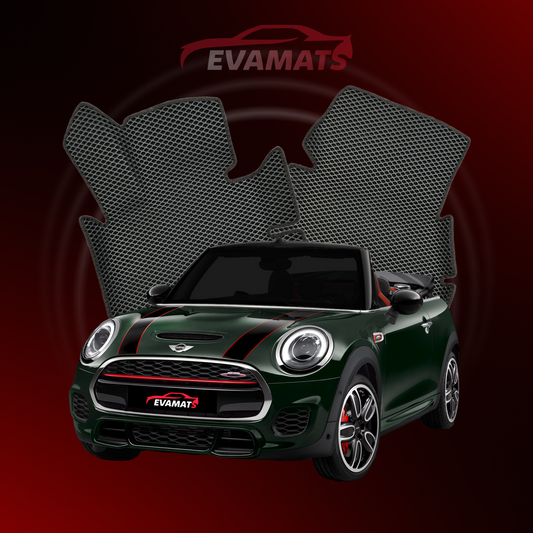 Dywaniki samochodowe EVAMATS do Mini Cabrio(F57) 2 gen 2010-2023 rok JCW KABRIOLET