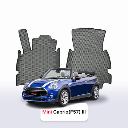 Коврики EVAMATS для Mini Cabrio JCW 3-го поколения 2015-2025 года выпуска КАБРИОЛЕТ