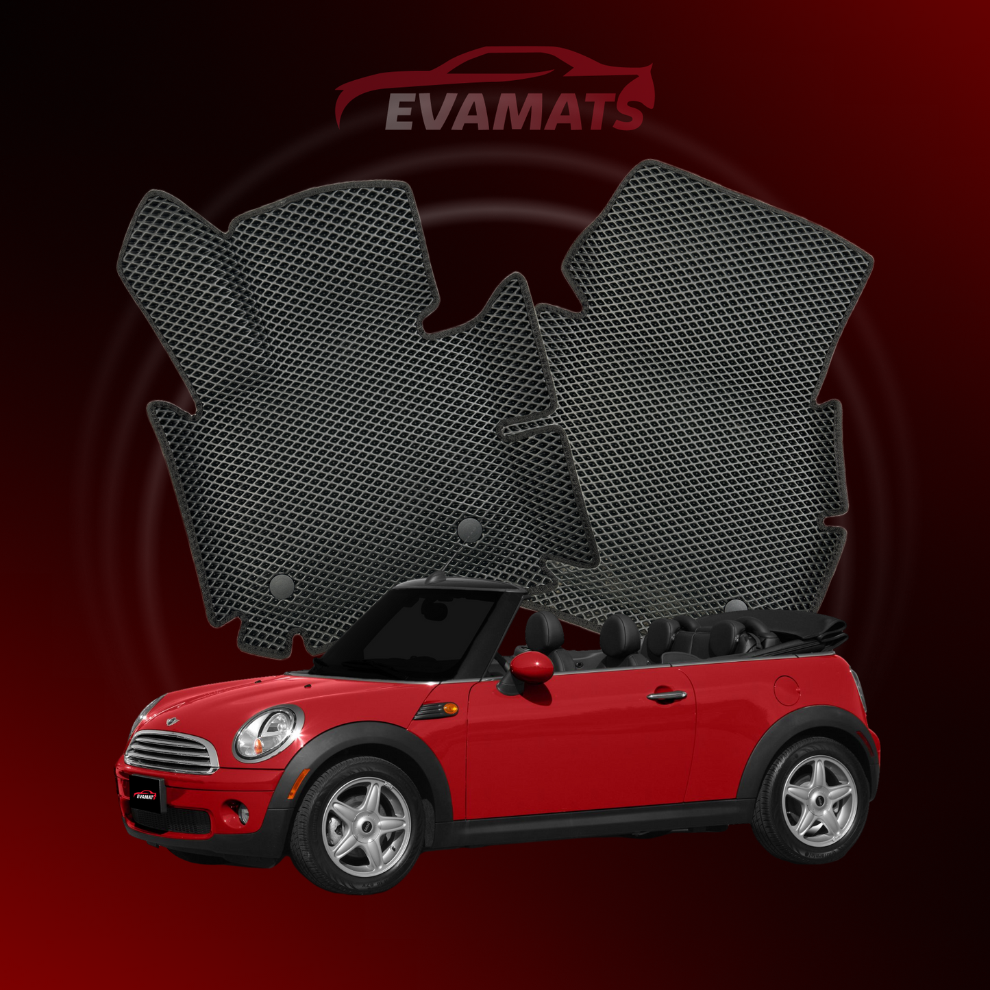 Коврики EVAMATS для Mini Cabrio(R52) 1-го поколения 2004-2008 Cooper S CABRIOLET