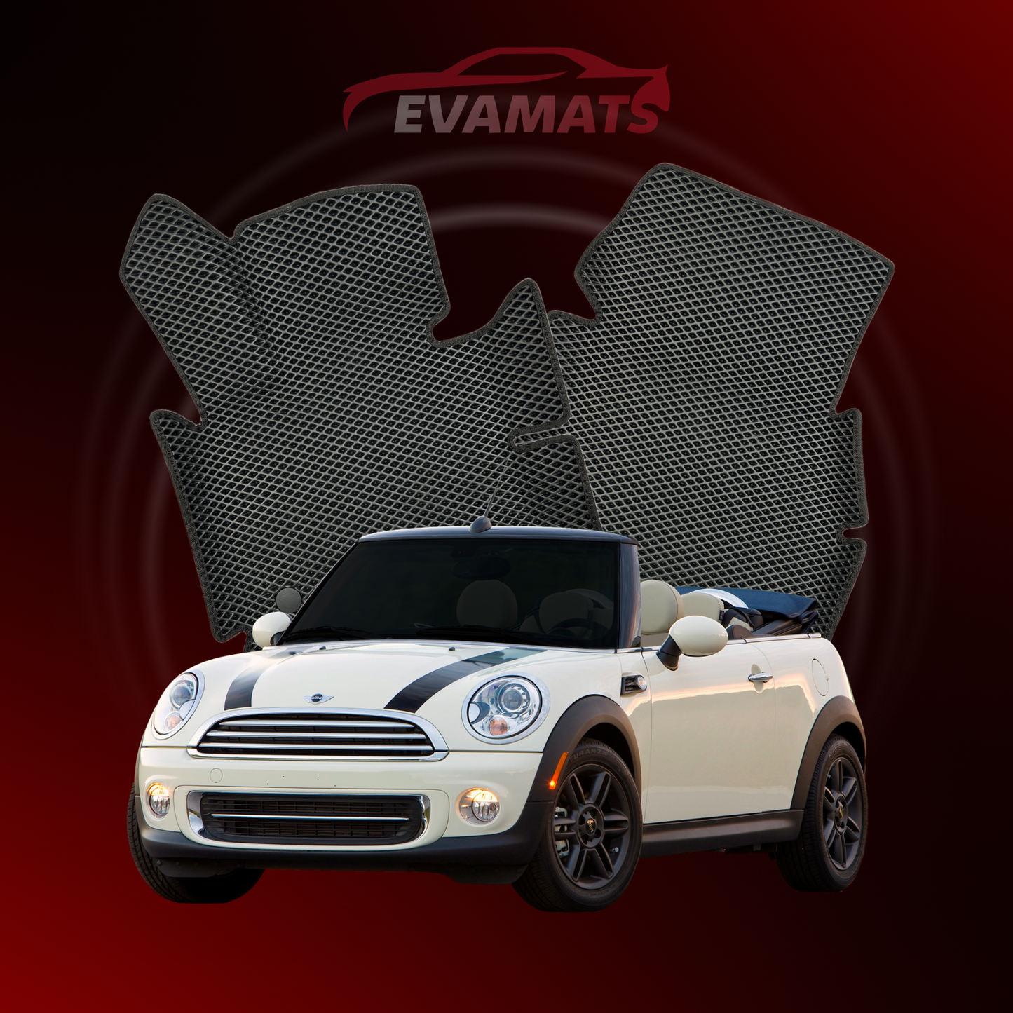 Коврики EVAMATS для Mini Cabrio(R52) 1-го поколения 2004-2008 CABRIOLET