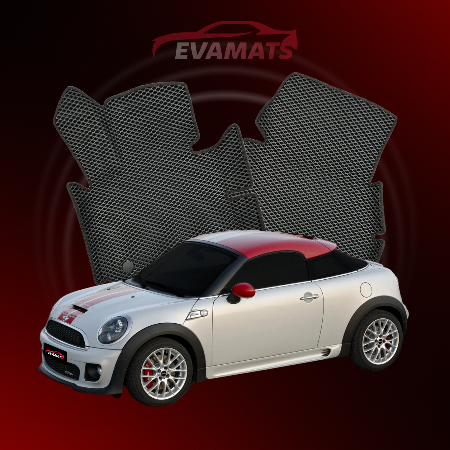 Dywaniki samochodowe 3D EVAMATS do Mini Coupe(R58) 1 gen 2011-2015 rok COUPE