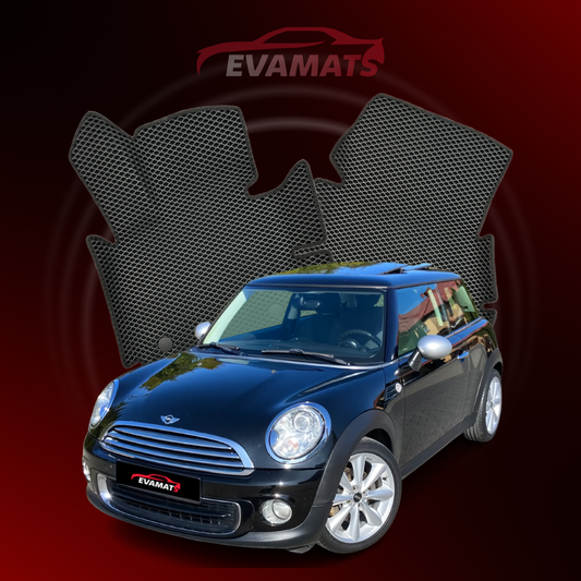 Dywaniki samochodowe EVAMATS do Mini One 2 gen 2007-2014 rok HATCHBACK 3 drzwi