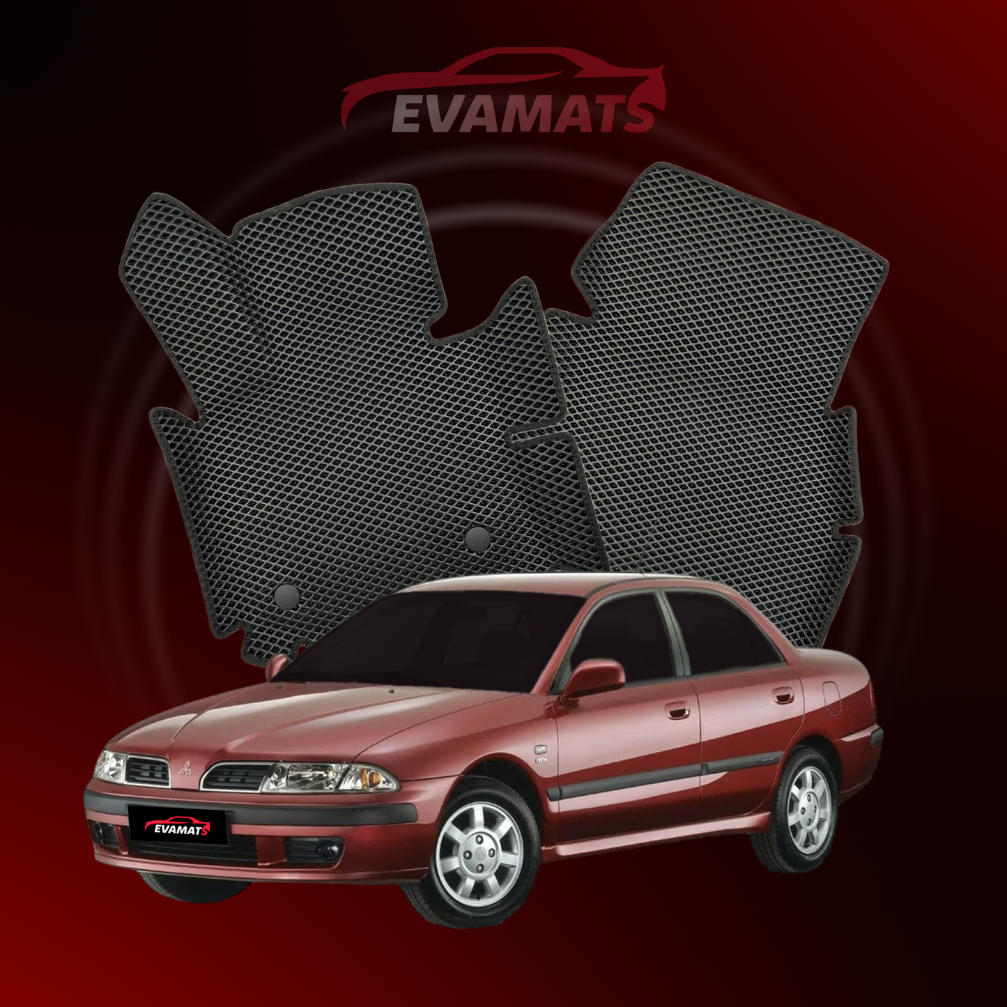 Dywaniki samochodowe EVAMATS do Mitsubishi Carisma 1 gen 1995-2004 rok SEDAN