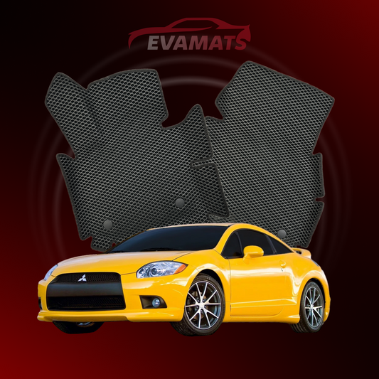 Dywaniki samochodowe EVAMATS do Mitsubishi Eclipse 4 gen 2005-2011 rok COUPE