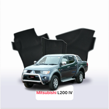 Автомобільні килимки EVAMATS для Mitsubishi L200 4 gen 2006-2015 р.в. PICK-UP з подвійною кабіною