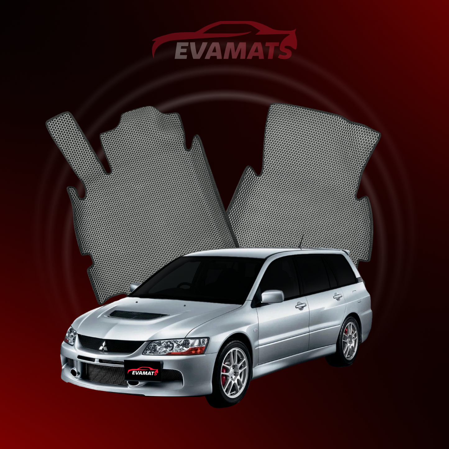 Dywaniki samochodowe EVAMATS do Mitsubishi Lancer Evolution 9 gen 2005-2007 rok KOMBI