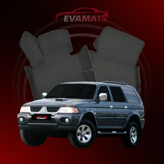 Dywaniki samochodowe EVAMATS do Mitsubishi Pajero Sport 1 gen 1998-2009 rok SUV