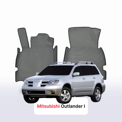 Коврики EVAMATS для внедорожника Mitsubishi Outlander 1st gen 2002-2009 г.в.