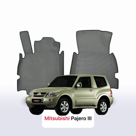 Автомобильные коврики EVAMATS для Mitsubishi Pajero 3 gen 1999-2006 года выпуска, внедорожник 3 двери