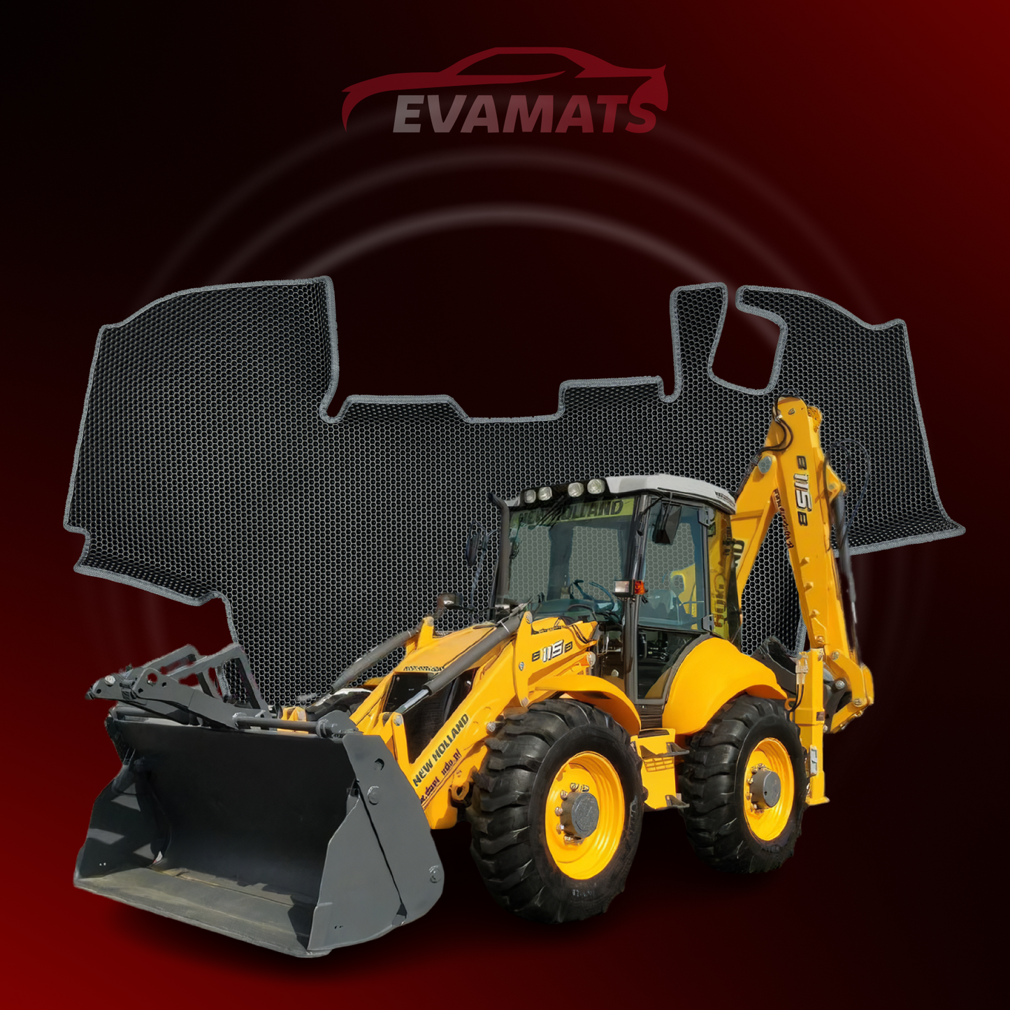 Автоковрики EVAMATS для ЕКСКАВАТОРА New Holland B115D 1st gen 2023-2025 р.в.