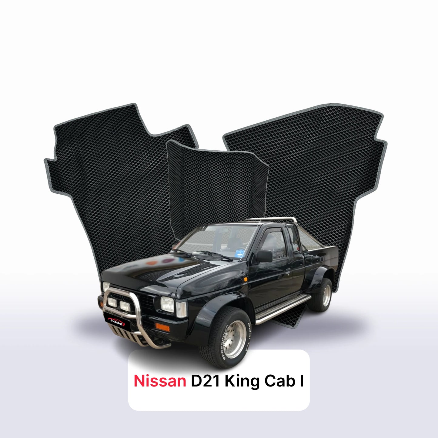 Автоковрики EVAMATS для Nissan Navara(D40)(Frontier) III gen 2004-2015 р.в. PICK-UP одномісний салон