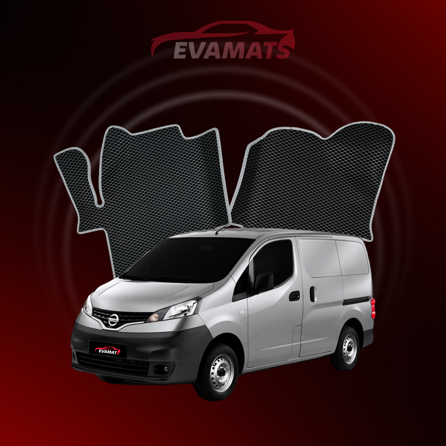 Dywaniki samochodowe EVAMATS do Nissan NV200 I gen 2009-2023 rok VAN