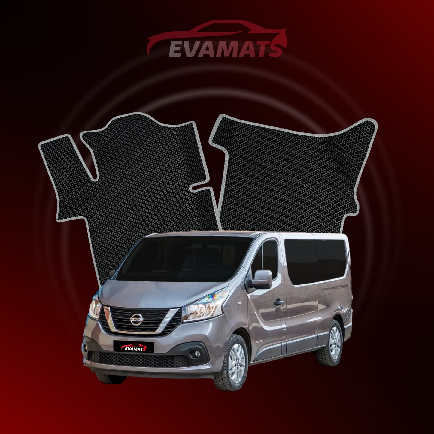 Dywaniki samochodowe EVAMATS do Nissan NV300 I gen 2016-2023 rok Minivan