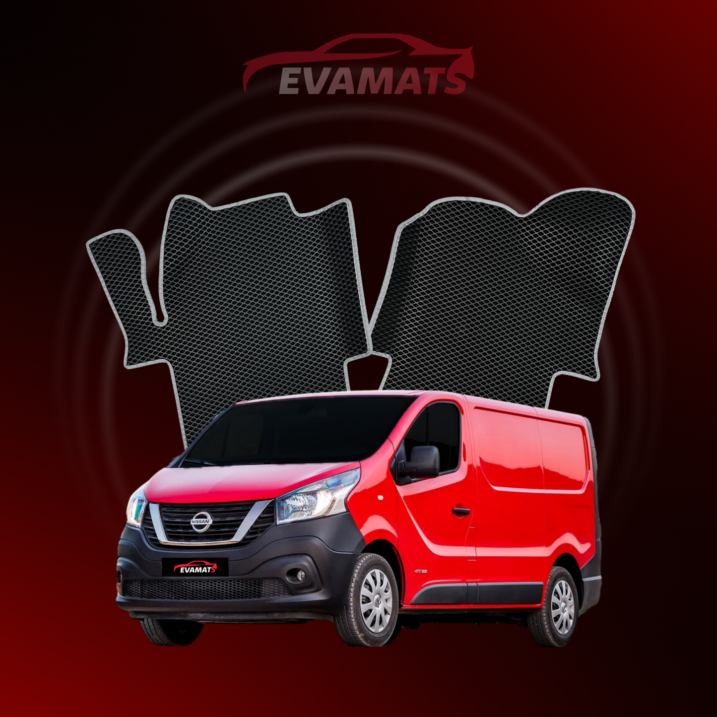 Dywaniki samochodowe EVAMATS do Nissan NV300 I gen 2016-2023 rok VAN
