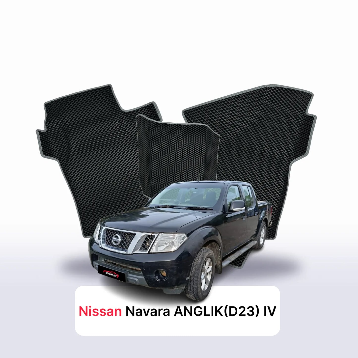 Автоковрики EVAMATS для Nissan Navara (D23)(Frontier) IV gen 2014-2023 р. PICK-UP подвійна кабіна