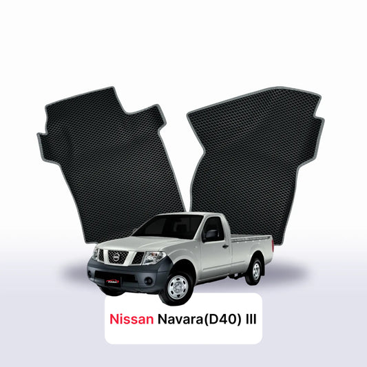 Автоковрики EVAMATS для Nissan Navara(D40)(Frontier) III gen 2004-2015 р.в. PICK-UP одномісний салон