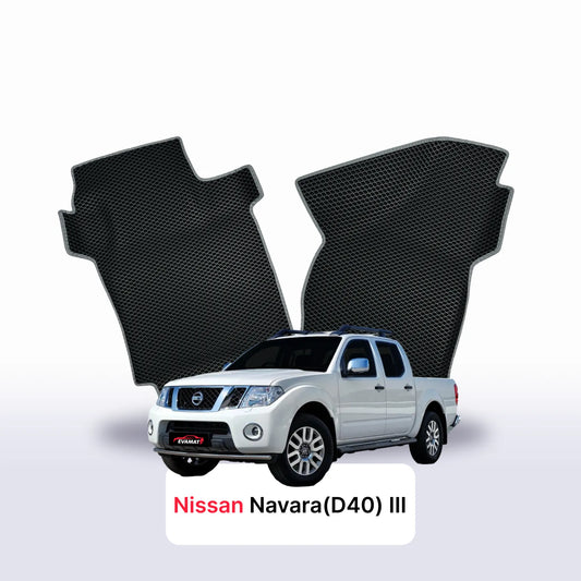 Автоковрики EVAMATS для Nissan Navara(D40)(Frontier) III gen 2004-2015 р.в. PICK-UP подвійна кабіна
