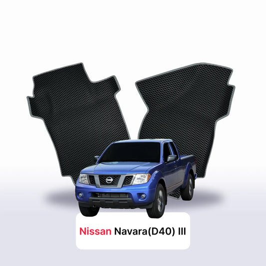 Автоковрики EVAMATS для Nissan Navara (D40)(Frontier) III gen 2004-2015 г.в. PICK-UP полуторна кабіна