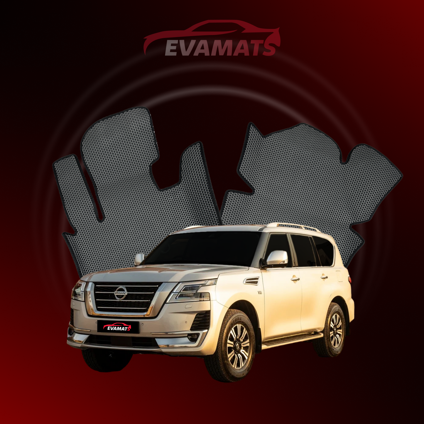 Dywaniki samochodowe EVAMATS do Nissan Patrol(Y62) IV gen 2010-2023 rok SUV