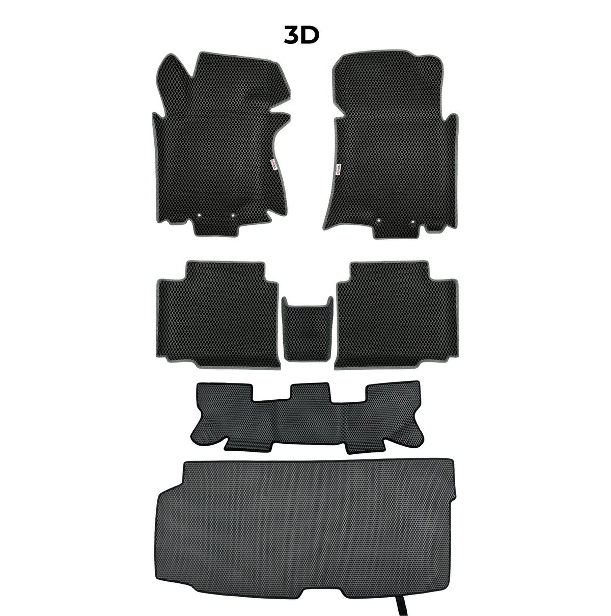 EVA Dywaniki samochodowe od EVA MATS 3D do Nissan X-Trail(T33) IV gen 2021-2028 rok SUV BENZYNA + Podpiętka Metalowa
