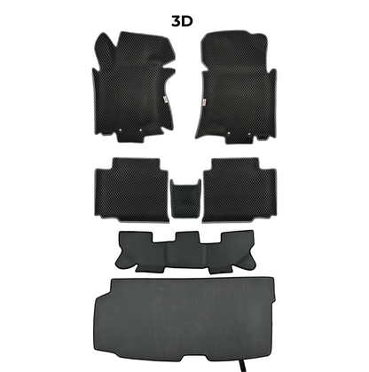 EVA Dywaniki samochodowe od EVA MATS 3D do Nissan X-Trail(T33) IV gen 2021-2028 rok SUV BENZYNA + Podpiętka Metalowa