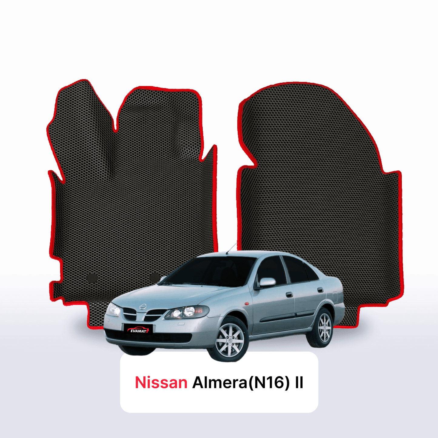 EVA Dywaniki samochodowe od EVA MATS 3D do Nissan Almera(N16) II gen 2000-2008 rok Sedan BENZYNA