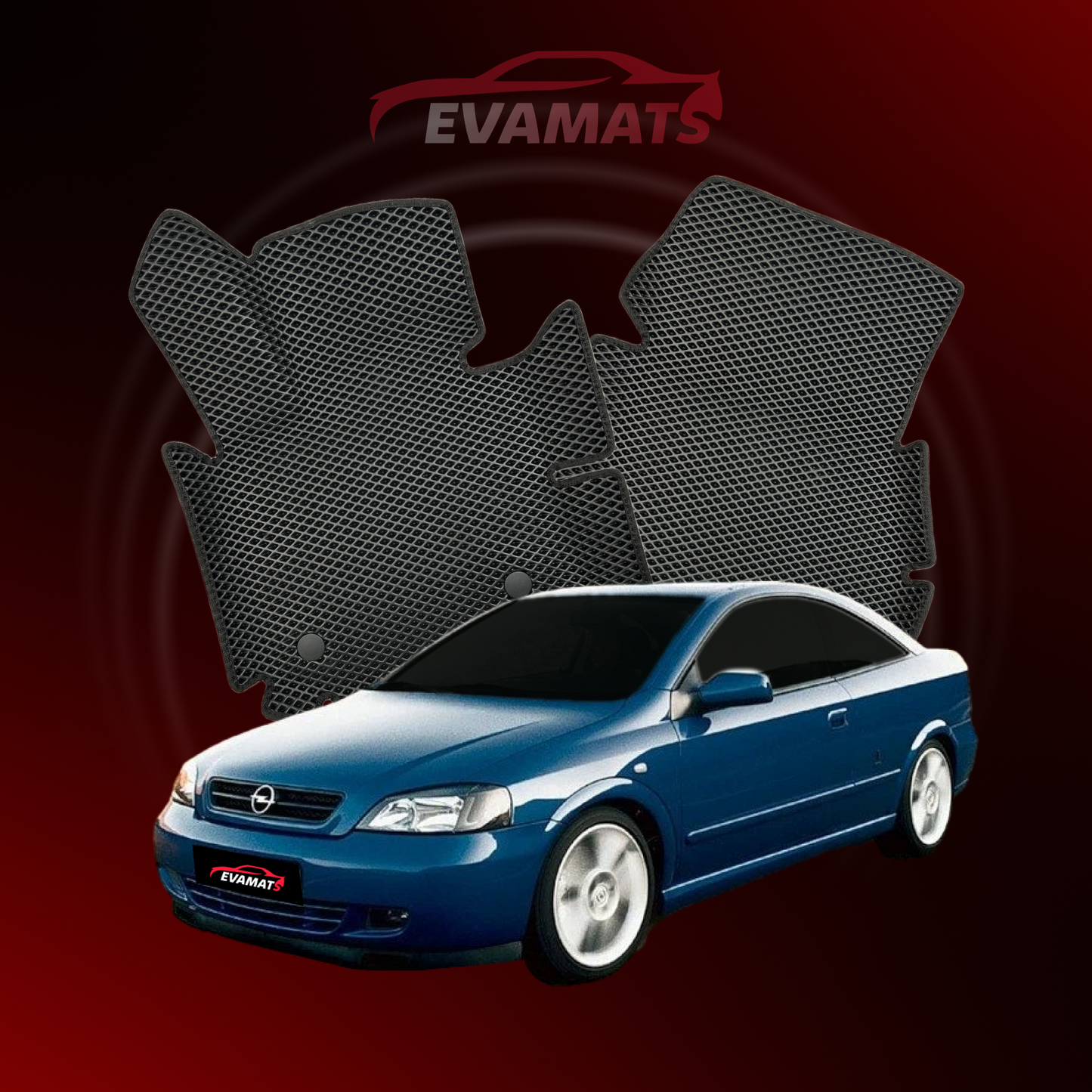 Автоковрики EVAMATS для Opel Astra G 2 gen 1998-2009 р.н. COUPE