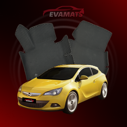 Коврики в салон EVAMATS для Opel Astra J GTC 4 gen 2012-2018 года выпуска HATCHBACK 5 дверей