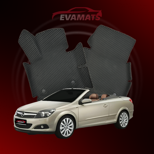 Dywaniki samochodowe EVAMATS do Opel Astra H 3 gen 2004-2014 rok KABRIOLET