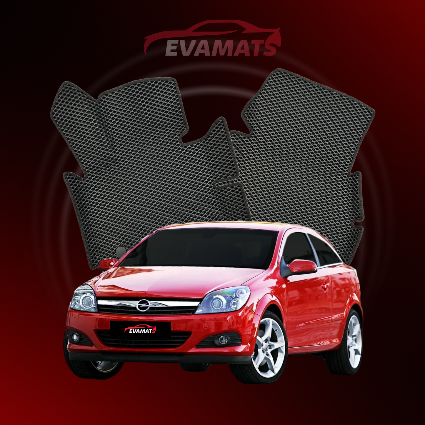 Автомобільні килимки EVAMATS для Opel Astra H GTC 3 gen 2004-2014 р.в. ХЕТЧБЕК 3 дв.