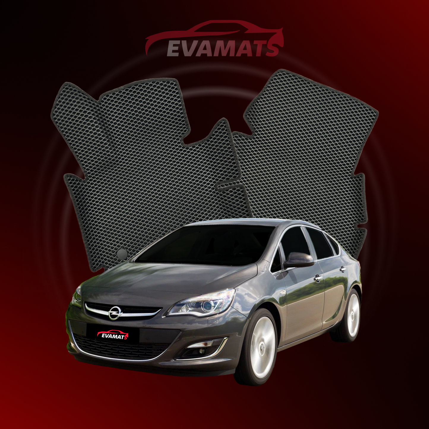 Dywaniki samochodowe EVAMATS do Opel Astra J 4 gen 2009-2018 rok SEDAN