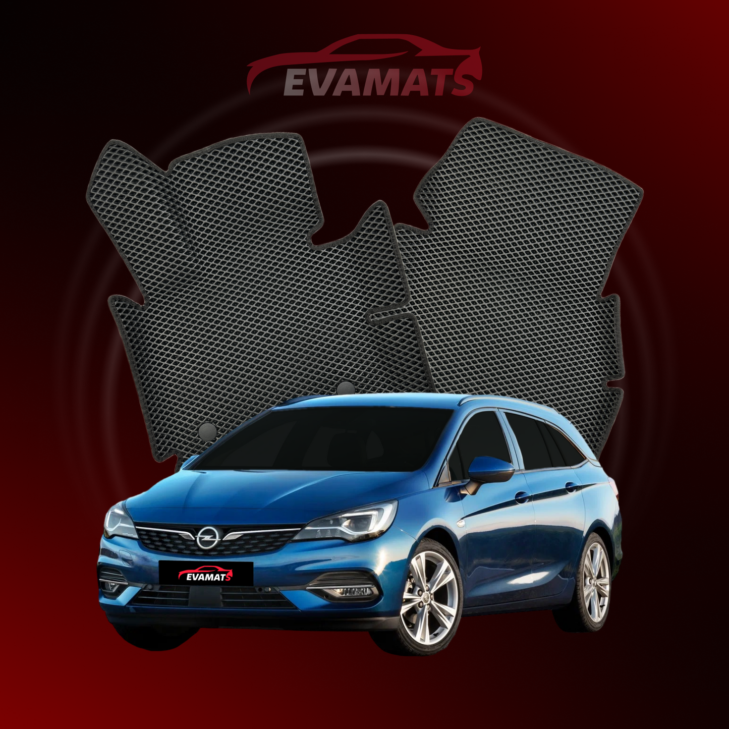 Dywaniki samochodowe EVAMATS do Opel Astra K 5 gen 2015-2021 rok KOMBI