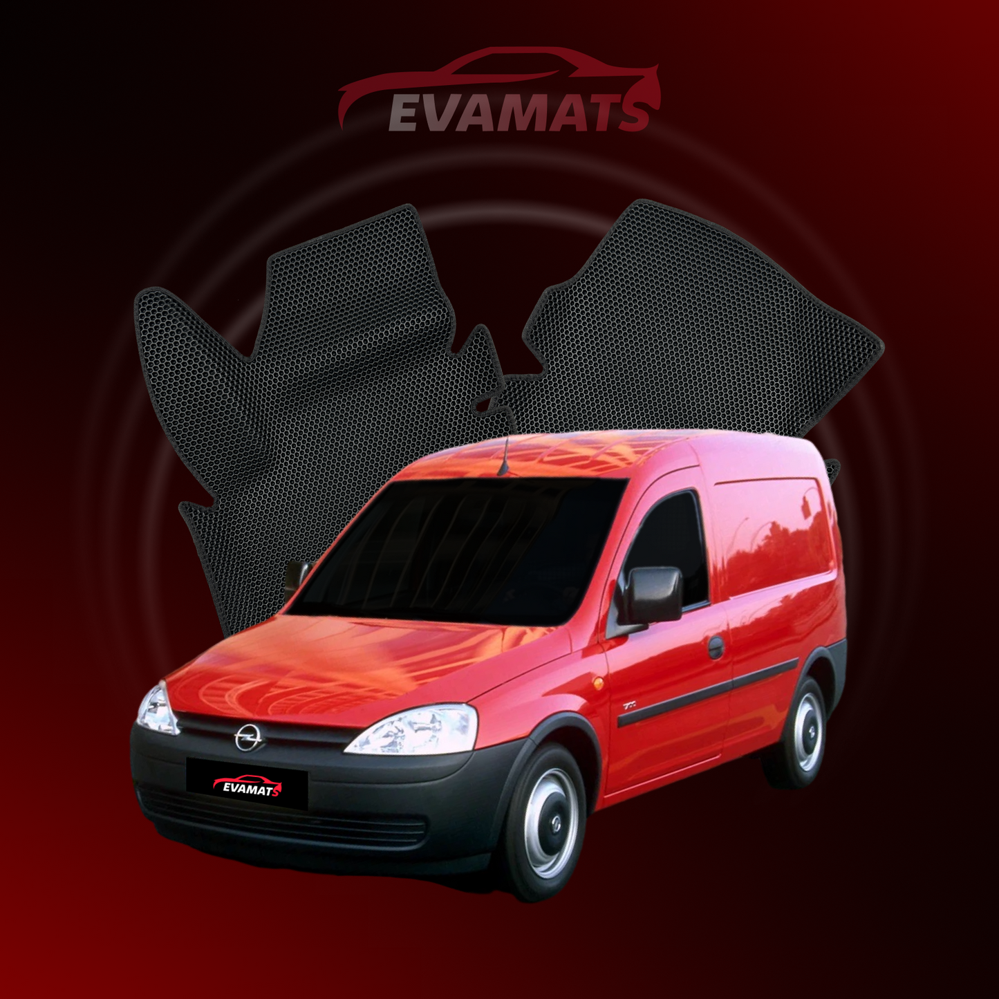 Dywaniki samochodowe 3D EVAMATS do Opel Combo C 2 gen 2001-2011 rok VAN