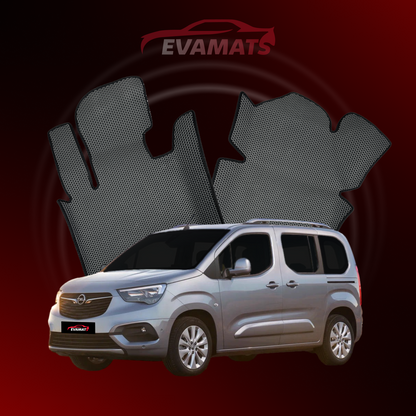 Dywaniki samochodowe 3D EVAMATS do Opel Combo E 4 gen 2018-2025 rok MINIVAN