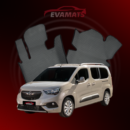 Dywaniki samochodowe EVAMATS do Opel Combo E 4 gen 2018-2023 rok Minivan XL