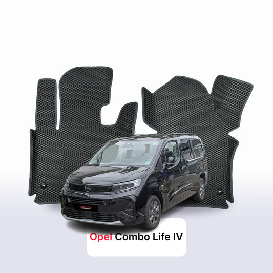 Автоковрики EVAMATS для Opel Combo E 4 поколения МИНИВЭН 2018-2025 года выпуска