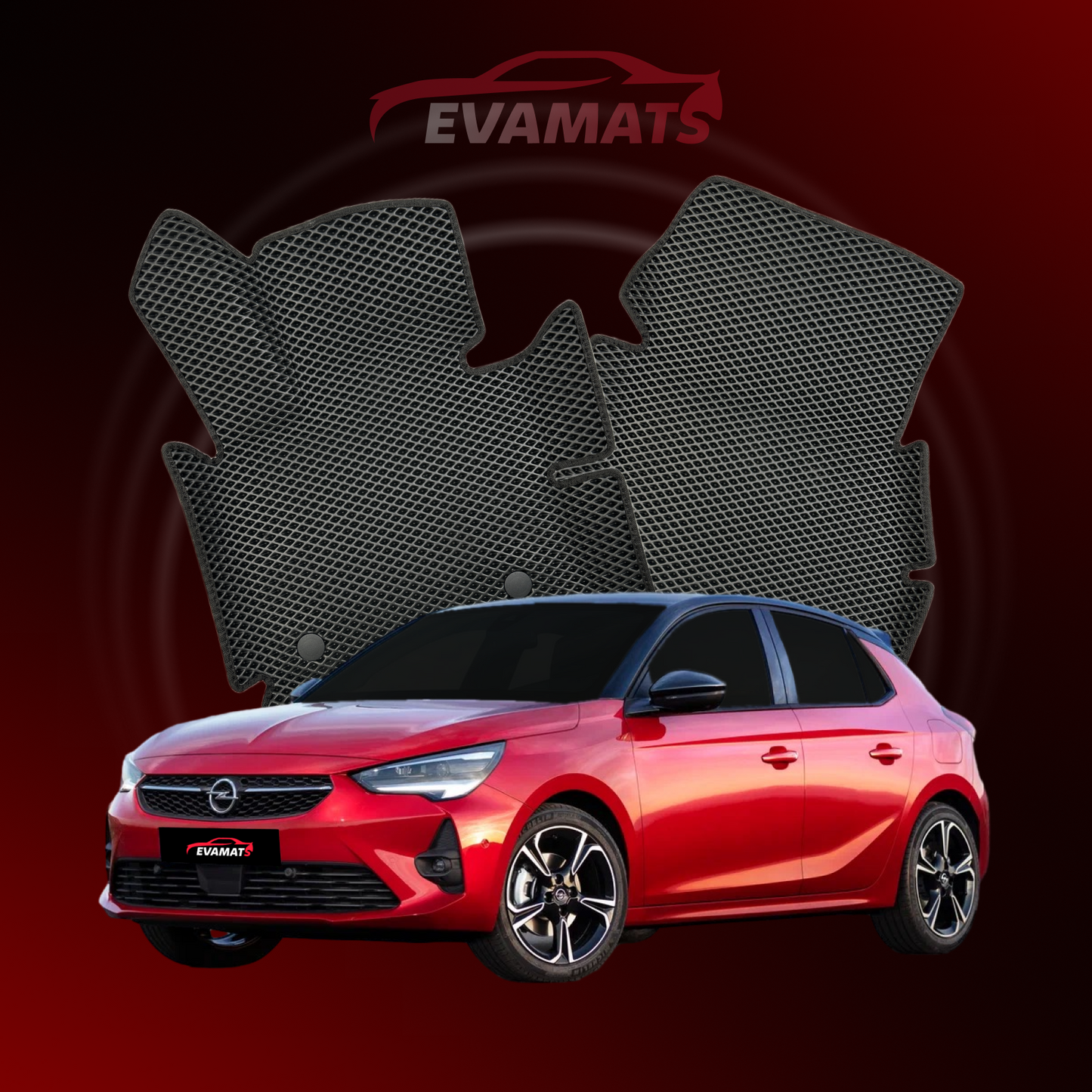 Dywaniki samochodowe 3D EVAMATS do Opel Corsa F 6 gen 2019-2025 rok HATCHBACK 5 drzwi