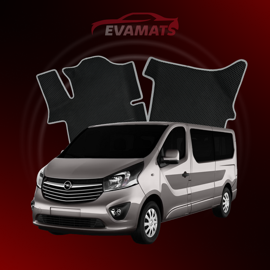 Dywaniki samochodowe EVAMATS do Opel Vivaro B 2 gen 2014-2019 rok MINIVAN LONG