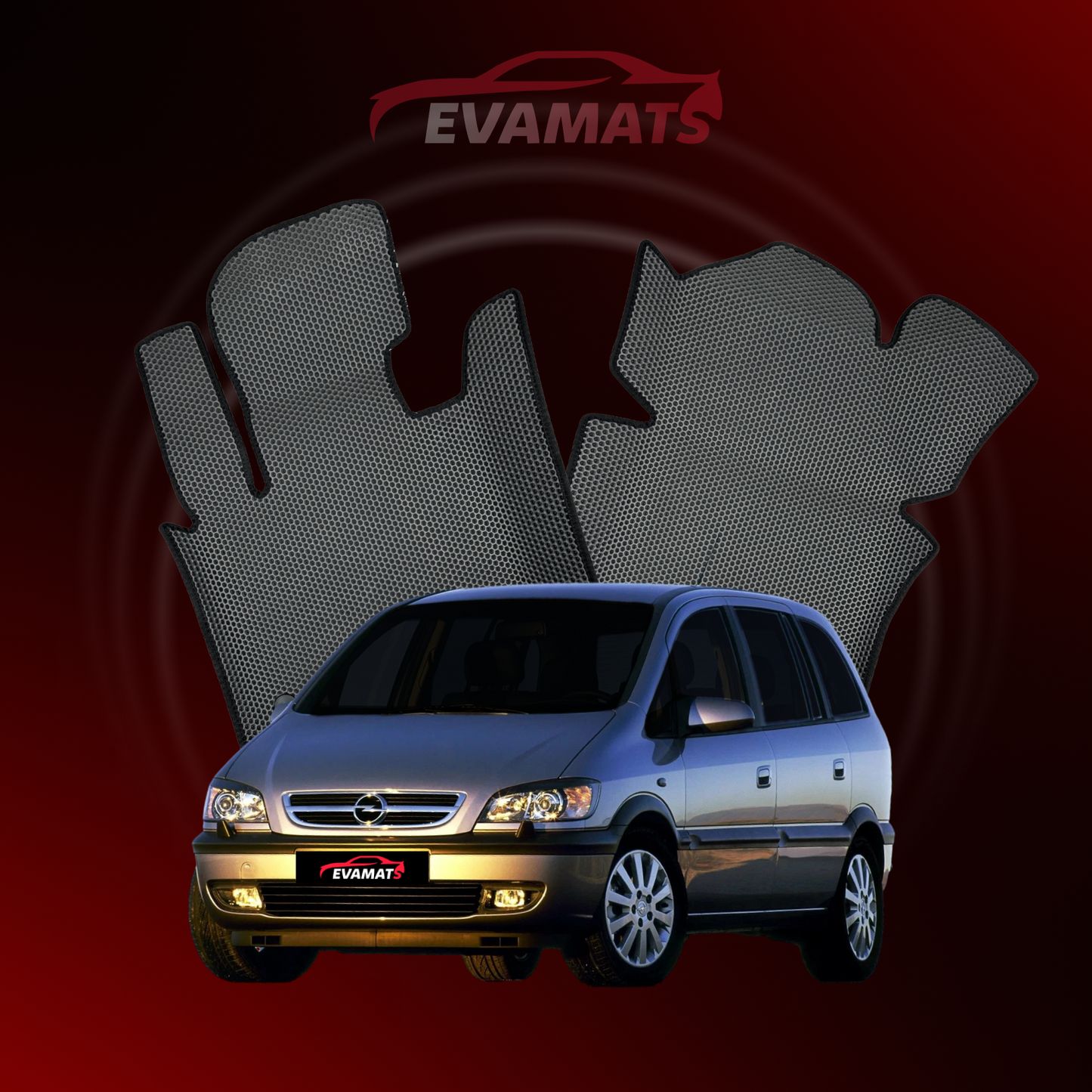 Автоковрики EVAMATS для Opel Zafira A 1-го покоління 1999-2006 МІНІВЕН