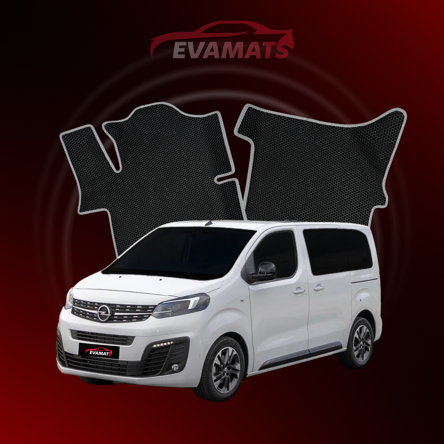 Коврики EVAMATS для Opel Zafira Life 1st gen 2019-2023 года выпуска MINIVAN S