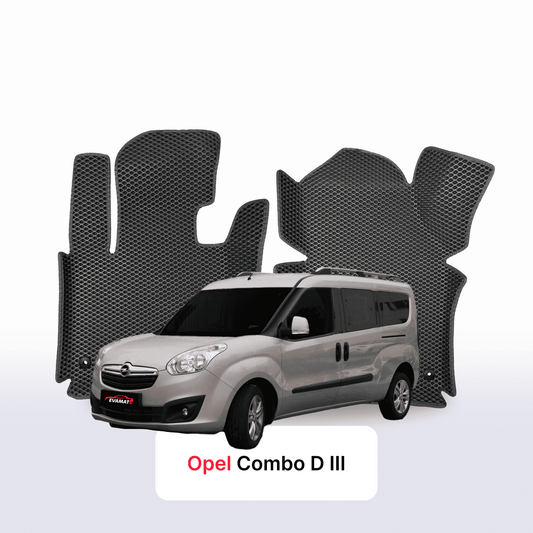 EVA Dywaniki samochodowe od EVA MATS 3D do Opel Combo D 3 gen 2011-2017 rok MINIVAN LWB