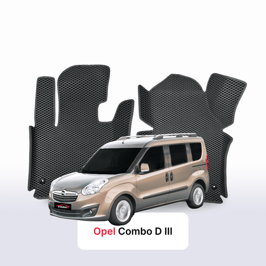 EVA Dywaniki samochodowe od EVA MATS 3D do Opel Combo D 3 gen 2011-2017 rok MINIVAN SWB