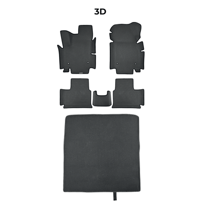 EVA Dywaniki samochodowe od EVA MATS 3D do Opel Meriva B 2 gen 2010-2017 rok Minivan BENZYNA