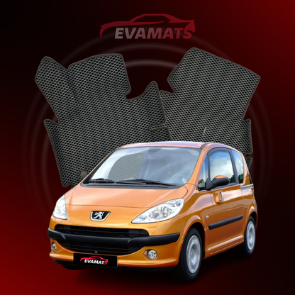 Dywaniki samochodowe 3D EVAMATS do Peugeot 1007 1 gen 2005-2009 rok MINIVAN