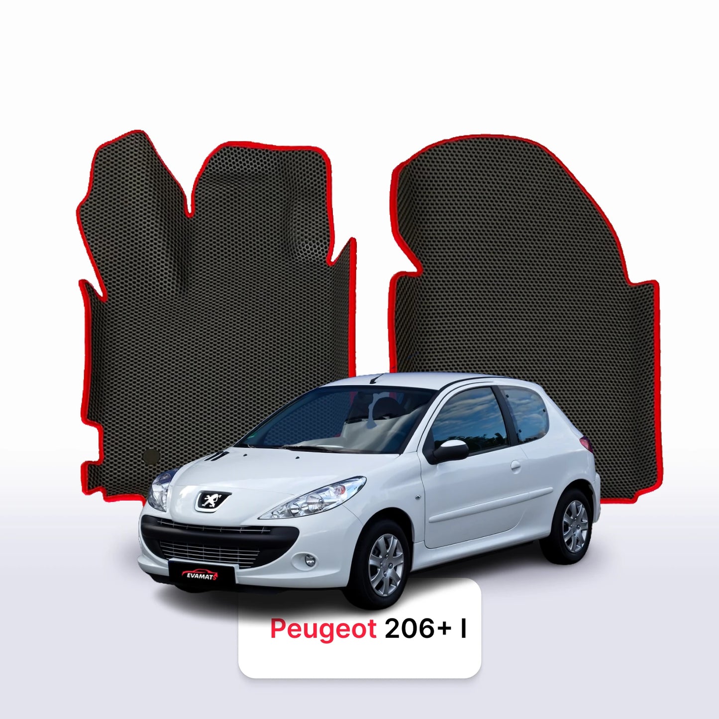 Коврики EVAMATS для Peugeot 206(MT) 1-го поколения 1998-2012 г.в. ХЭТЧБЕК 5 дверей