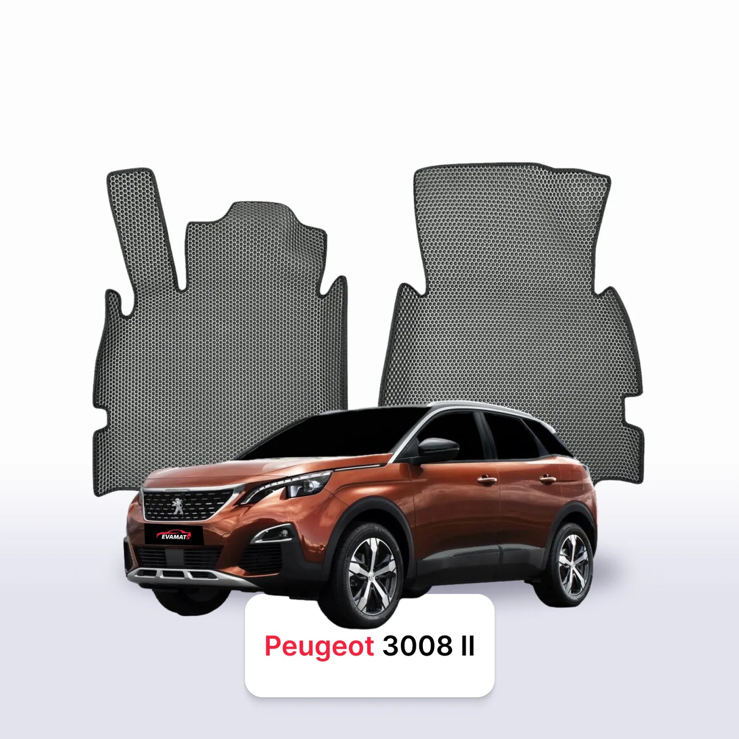 EVA Dywaniki samochodowe od EVA MATS 3D do Peugeot 3008(AT) 2 gen 2016-2024 rok SUV 5 drzwi BENZYNA
