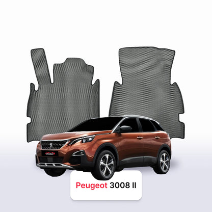 EVA Dywaniki samochodowe od EVA MATS 3D do Peugeot 3008(AT) 2 gen 2016-2024 rok SUV 5 drzwi BENZYNA